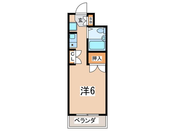 常盤台丹陽マンションの物件間取画像